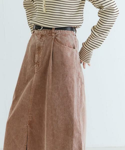 URBAN RESEARCH / アーバンリサーチ スカート | ガーメントダイコーデュロイスカート | 詳細1