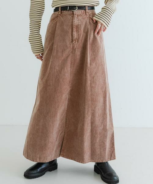 URBAN RESEARCH / アーバンリサーチ スカート | ガーメントダイコーデュロイスカート | 詳細2