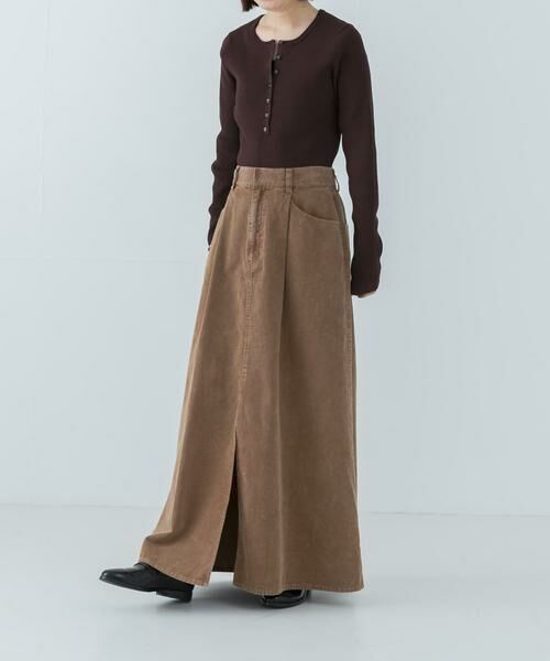 URBAN RESEARCH / アーバンリサーチ スカート | ガーメントダイコーデュロイスカート | 詳細7