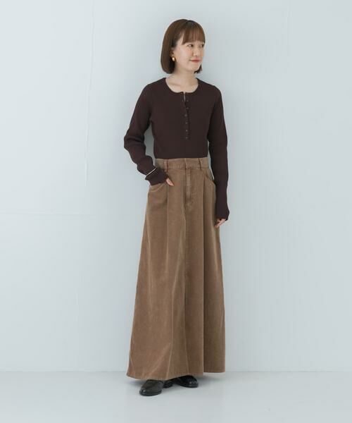 URBAN RESEARCH / アーバンリサーチ スカート | ガーメントダイコーデュロイスカート | 詳細8