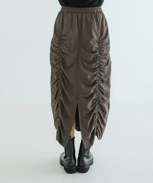URBAN RESEARCH / アーバンリサーチ スカート | シャーリングギャザースカート | 詳細10
