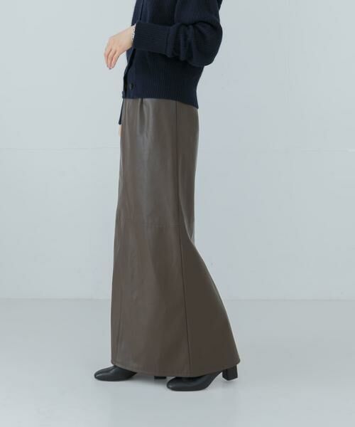 URBAN RESEARCH / アーバンリサーチ スカート | レザーライクマキシスカート | 詳細2