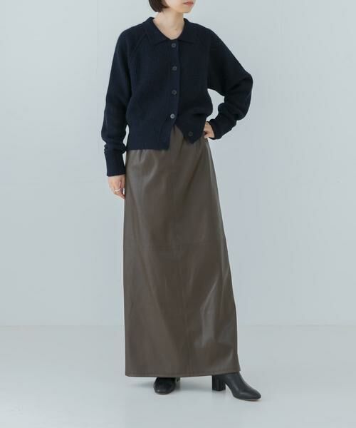 URBAN RESEARCH / アーバンリサーチ スカート | レザーライクマキシスカート | 詳細4