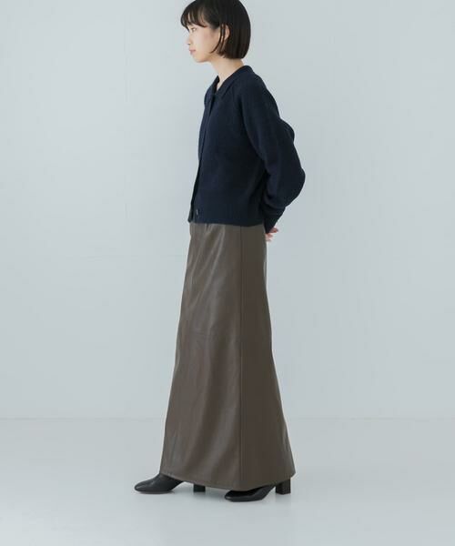 URBAN RESEARCH / アーバンリサーチ スカート | レザーライクマキシスカート | 詳細6