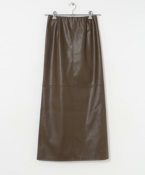 URBAN RESEARCH / アーバンリサーチ スカート | レザーライクマキシスカート | 詳細8