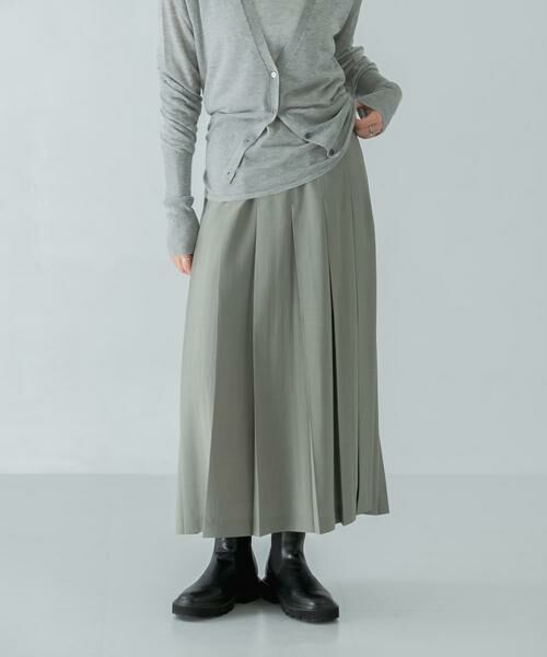 URBAN RESEARCH / アーバンリサーチ スカート | 梳毛ライクプリーツスカート | 詳細2