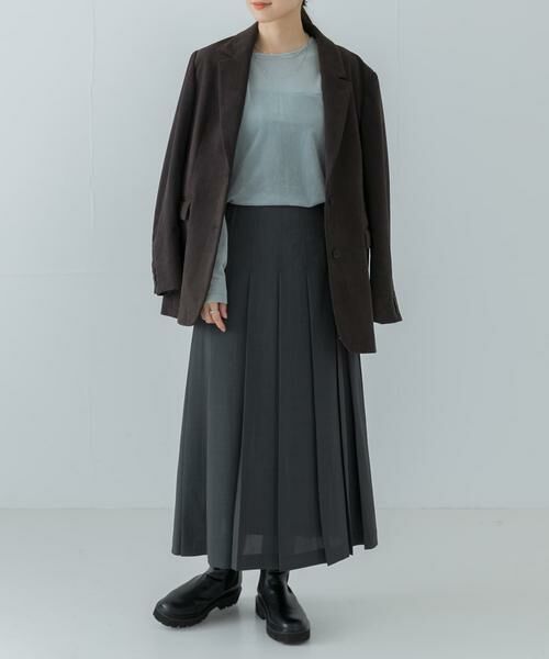 URBAN RESEARCH / アーバンリサーチ スカート | 梳毛ライクプリーツスカート | 詳細16