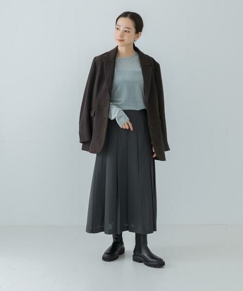 URBAN RESEARCH / アーバンリサーチ スカート | 梳毛ライクプリーツスカート | 詳細17
