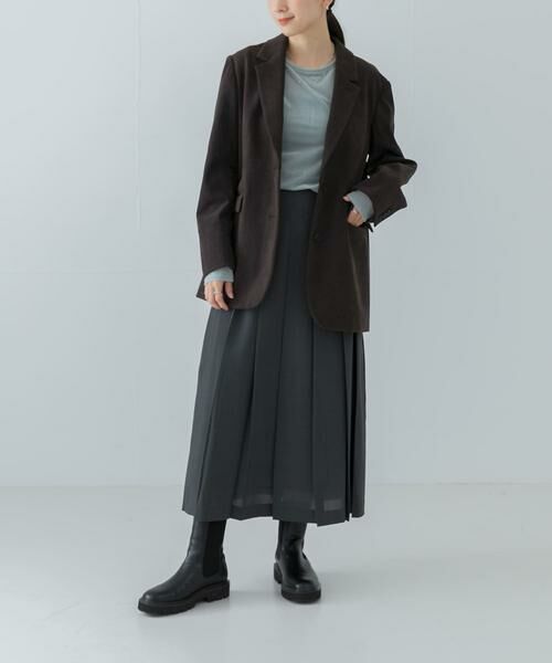 URBAN RESEARCH / アーバンリサーチ スカート | 梳毛ライクプリーツスカート | 詳細18