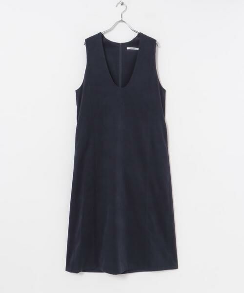 URBAN RESEARCH / アーバンリサーチ ワンピース | Uネックコーデュロイジャンパーワンピース | 詳細8