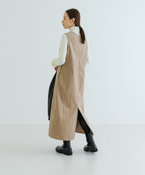 URBAN RESEARCH / アーバンリサーチ ワンピース | Uネックコーデュロイジャンパーワンピース | 詳細22