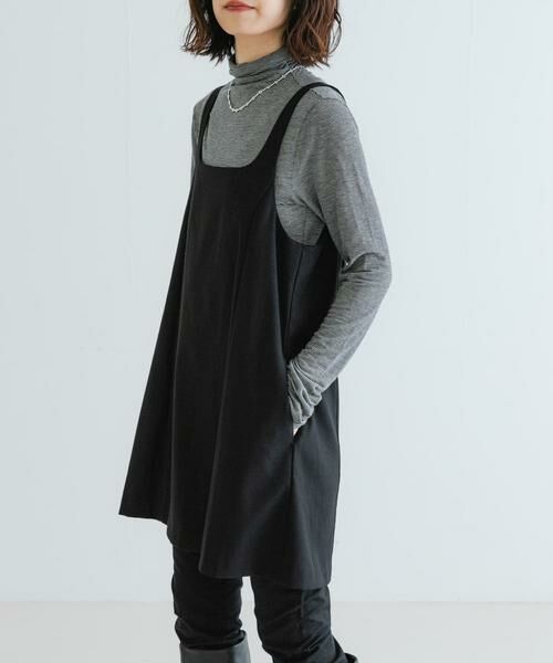 URBAN RESEARCH / アーバンリサーチ ワンピース | スクエアネックミニジャンパーワンピース | 詳細2