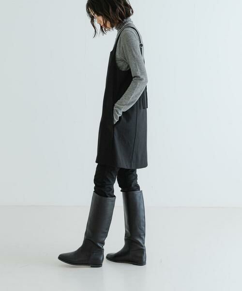 URBAN RESEARCH / アーバンリサーチ ワンピース | スクエアネックミニジャンパーワンピース | 詳細6