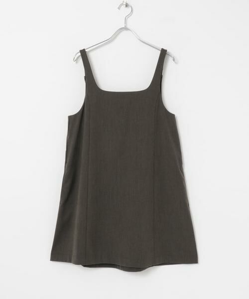 URBAN RESEARCH / アーバンリサーチ ワンピース | スクエアネックミニジャンパーワンピース | 詳細22