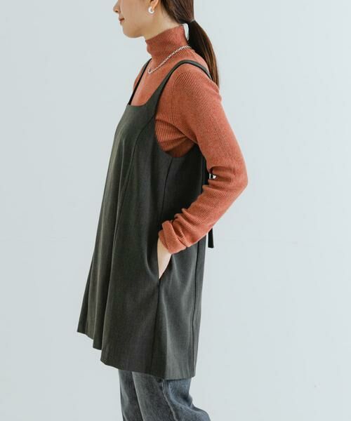 URBAN RESEARCH / アーバンリサーチ ワンピース | スクエアネックミニジャンパーワンピース | 詳細13