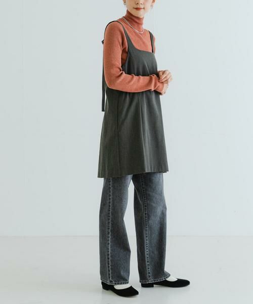 URBAN RESEARCH / アーバンリサーチ ワンピース | スクエアネックミニジャンパーワンピース | 詳細16