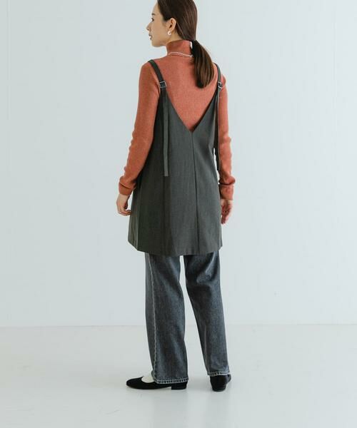 URBAN RESEARCH / アーバンリサーチ ワンピース | スクエアネックミニジャンパーワンピース | 詳細17