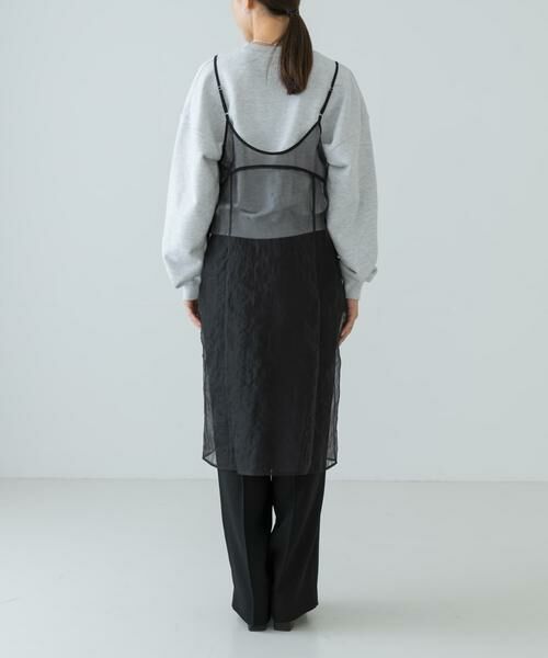 URBAN RESEARCH / アーバンリサーチ ワンピース | オーガンジーシアーキャミワンピース | 詳細10