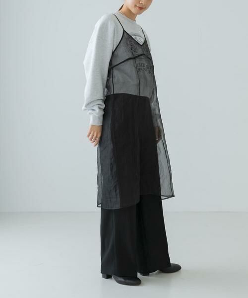 URBAN RESEARCH / アーバンリサーチ ワンピース | オーガンジーシアーキャミワンピース | 詳細5