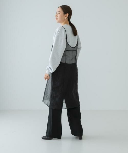 URBAN RESEARCH / アーバンリサーチ ワンピース | オーガンジーシアーキャミワンピース | 詳細6