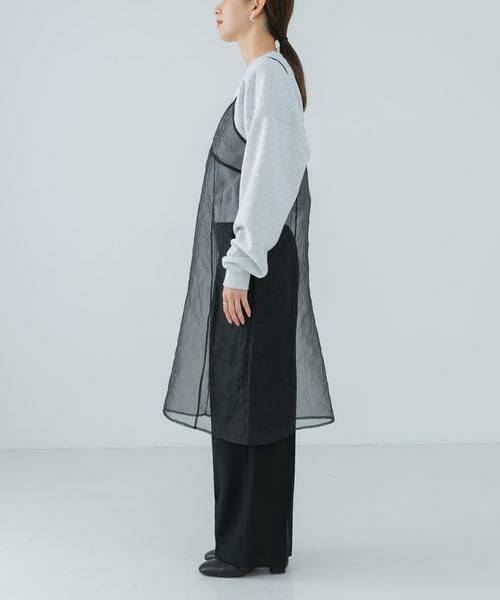 URBAN RESEARCH / アーバンリサーチ ワンピース | オーガンジーシアーキャミワンピース | 詳細9