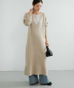URBAN RESEARCH / アーバンリサーチ ワンピース | 深Vネックニットワンピース
