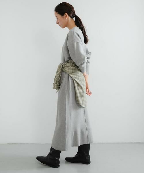 URBAN RESEARCH / アーバンリサーチ ワンピース | 深Vネックニットワンピース | 詳細12