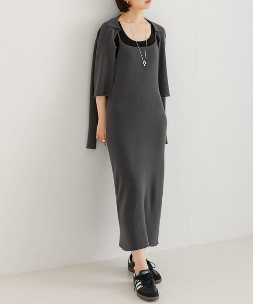 URBAN RESEARCH / アーバンリサーチ ワンピース | 2WAYニットキャミワンピース | 詳細18