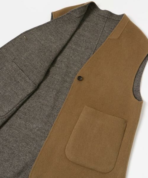 URBAN RESEARCH / アーバンリサーチ その他アウター | ジーロンラムウールリバーシブルジレ | 詳細14