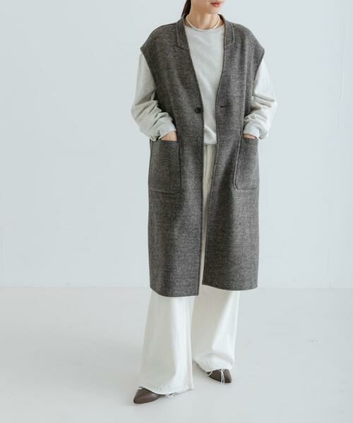 URBAN RESEARCH / アーバンリサーチ その他アウター | ジーロンラムウールリバーシブルジレ | 詳細6