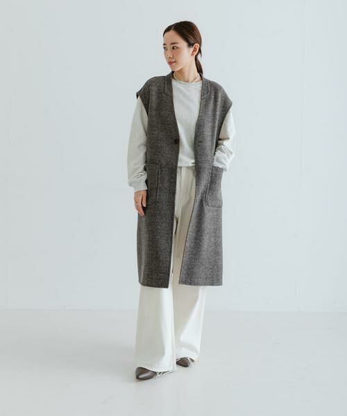 URBAN RESEARCH / アーバンリサーチ その他アウター | ジーロンラムウールリバーシブルジレ | 詳細7