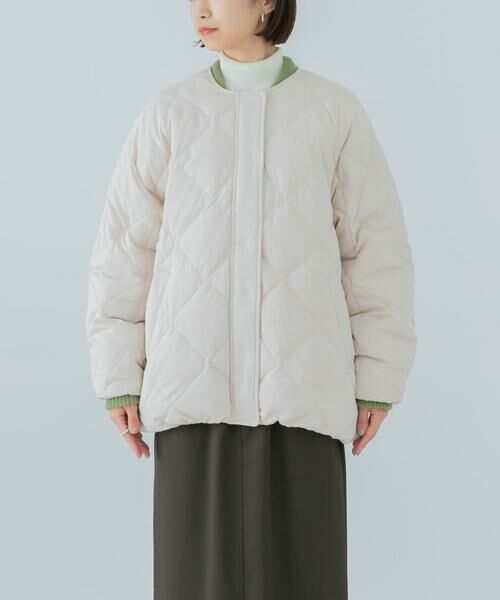 URBAN RESEARCH / アーバンリサーチ ダウンジャケット・ベスト | 『WEB/一部店舗限定』コクーンキルティングダウン | 詳細15