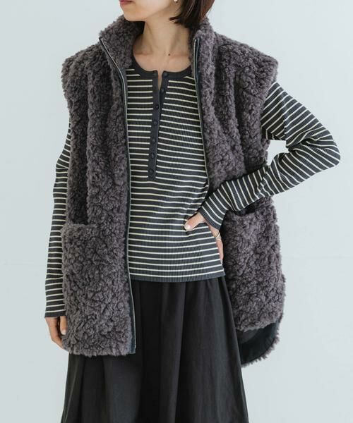 URBAN RESEARCH / アーバンリサーチ その他アウター | ボアジップベスト | 詳細2