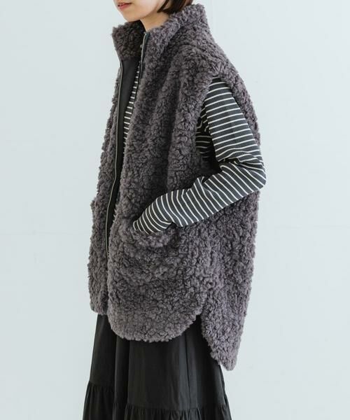 URBAN RESEARCH / アーバンリサーチ その他アウター | ボアジップベスト | 詳細3