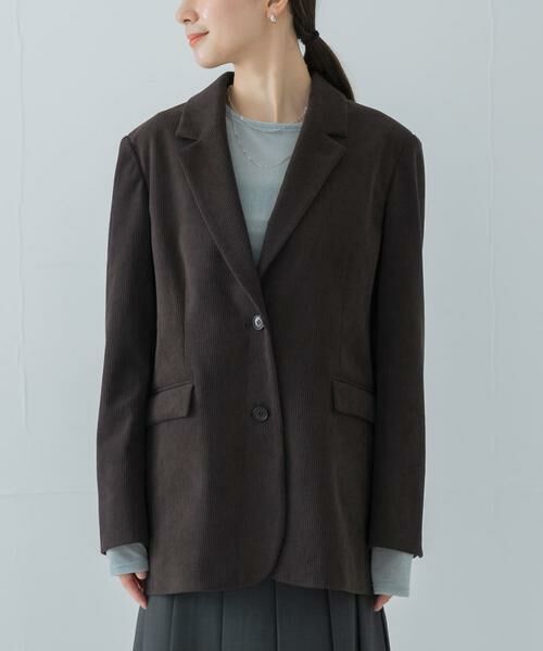 URBAN RESEARCH / アーバンリサーチ その他アウター | トリコットコーデュロイジャケット | 詳細8