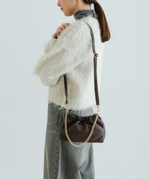 URBAN RESEARCH / アーバンリサーチ ショルダーバッグ | レザーギャザーバッグ | 詳細2