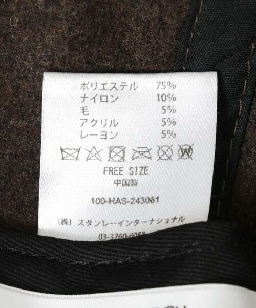 URBAN RESEARCH / アーバンリサーチ キャップ | メルトンロゴキャップ | 詳細11