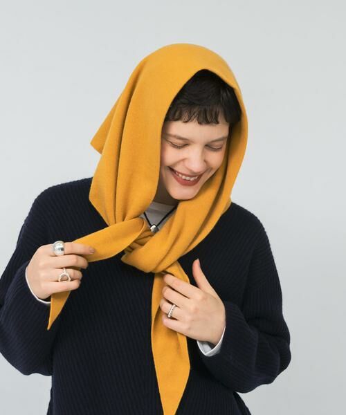 URBAN RESEARCH / アーバンリサーチ マフラー・ショール・スヌード・ストール | ウールカシミヤニットストール | 詳細3