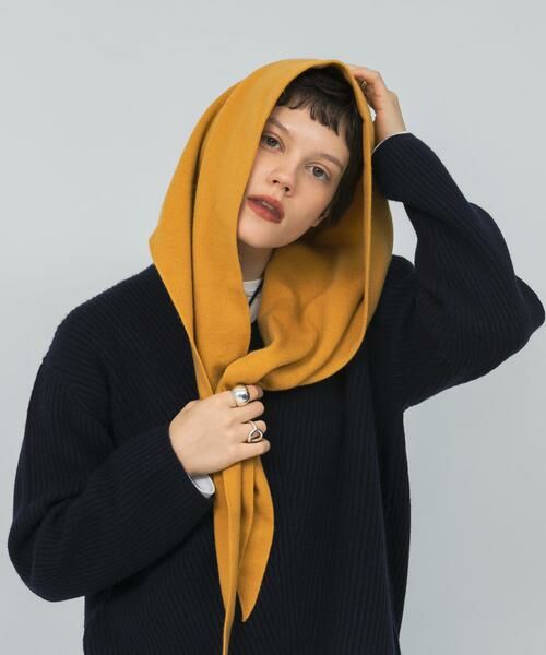 URBAN RESEARCH / アーバンリサーチ マフラー・ショール・スヌード・ストール | ウールカシミヤニットストール | 詳細4