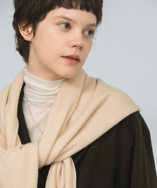 URBAN RESEARCH / アーバンリサーチ マフラー・ショール・スヌード・ストール | ウールカシミヤニットストール | 詳細10