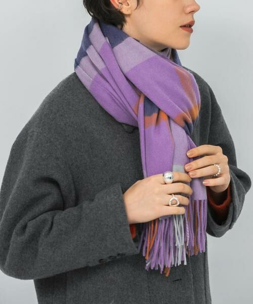 URBAN RESEARCH / アーバンリサーチ マフラー・ショール・スヌード・ストール | ウールカシミヤストール（パープル系その他）