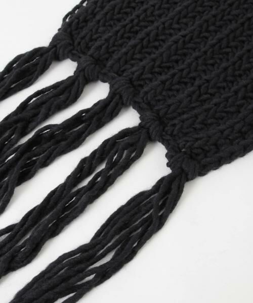 URBAN RESEARCH / アーバンリサーチ マフラー・ショール・スヌード・ストール | Fratelli Talli　フリンジニットマフラー | 詳細7