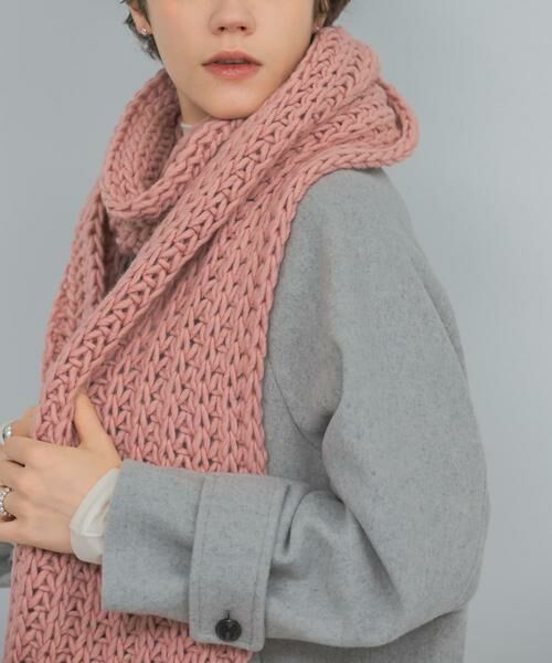 URBAN RESEARCH / アーバンリサーチ マフラー・ショール・スヌード・ストール | Fratelli Talli　フリンジニットマフラー | 詳細8