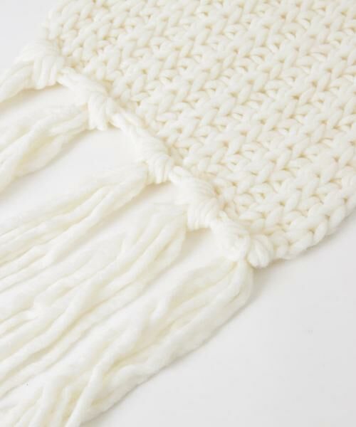 URBAN RESEARCH / アーバンリサーチ マフラー・ショール・スヌード・ストール | Fratelli Talli　フリンジニットマフラー | 詳細24