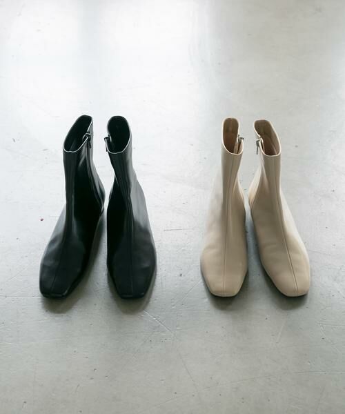 URBAN RESEARCH / アーバンリサーチ ブーツ（ショート丈） | 『MADE IN JAPAN』スクエアトゥローヒールショートブーツ | 詳細6