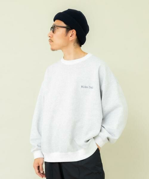 URBAN RESEARCH/アーバンリサーチ SUPER WIDE SWEAT CREW-NECK ライトグレー 1 URBAN RESEARCH/アーバンリサーチ SUPER WIDE SWEAT CREW-NECK ライトグレー 1