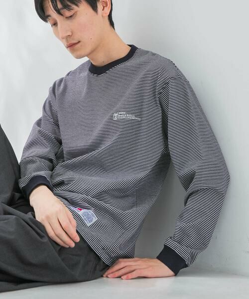 URBAN RESEARCH / アーバンリサーチ Tシャツ | 『別注』RUSSELL ATHLETIC×UR　BORDER LONG SLEEVE T-SHIRT | 詳細2