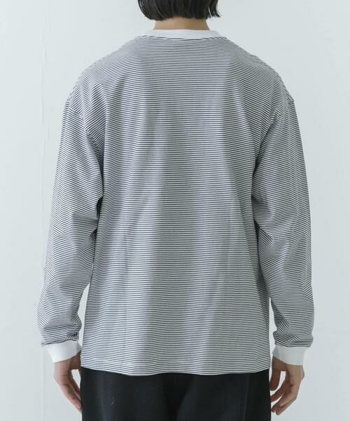 URBAN RESEARCH / アーバンリサーチ Tシャツ | 『別注』RUSSELL ATHLETIC×UR　BORDER LONG SLEEVE T-SHIRT | 詳細16
