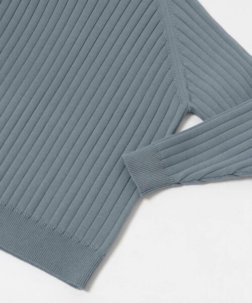 URBAN RESEARCH / アーバンリサーチ ニット・セーター | new basic COTTON CASHMERE WIDE RIB CREW NECK KNIT | 詳細2