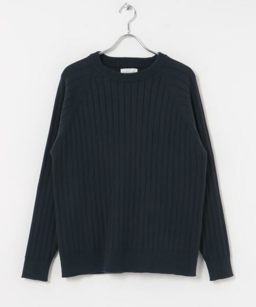 URBAN RESEARCH / アーバンリサーチ ニット・セーター | new basic COTTON CASHMERE WIDE RIB CREW NECK KNIT | 詳細7